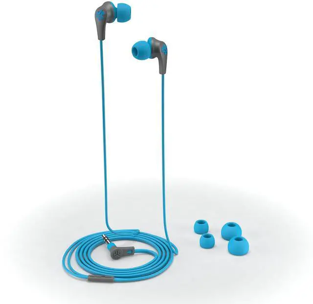 Alt view image 2 of 5 - JLAB Audio JBuds2 Premium in-ear Earbuds Guaranteed Fit, GUARANTEED for LIFE - Blue