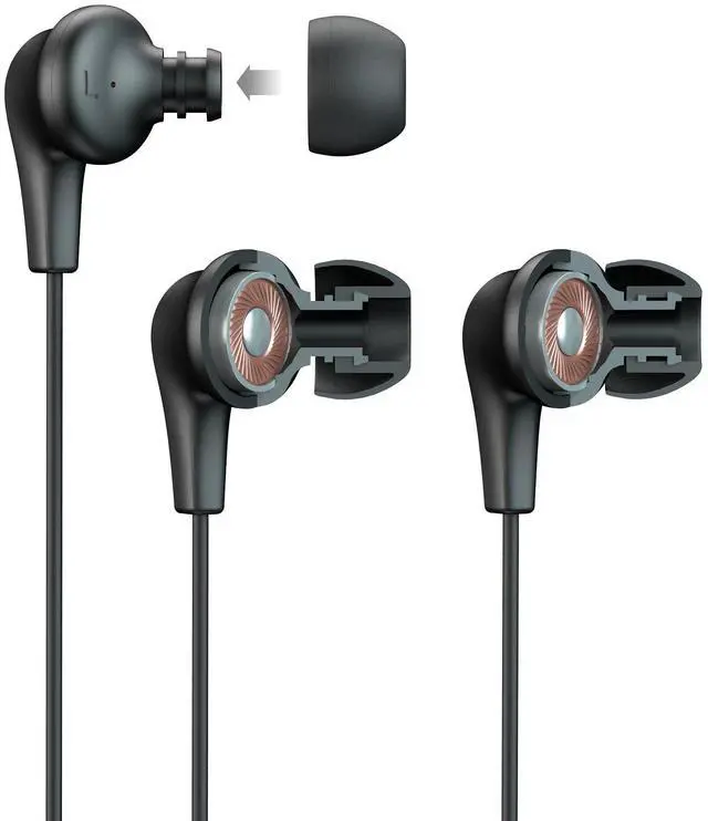 Alt view image 4 of 5 - JLAB Audio JBuds2 Premium in-ear Earbuds Guaranteed Fit, GUARANTEED for LIFE - Blue