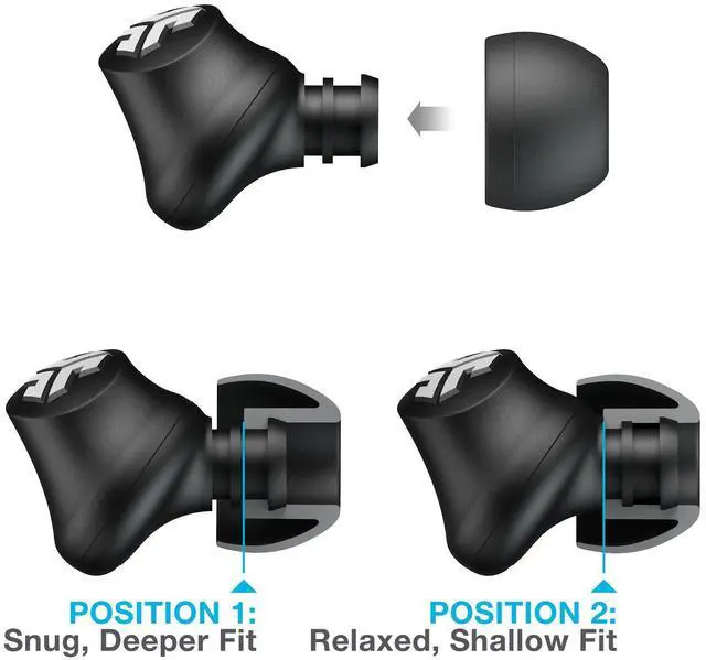 Alt view image 5 of 5 - JLAB Audio JBuds2 Premium in-ear Earbuds Guaranteed Fit, GUARANTEED for LIFE - Blue