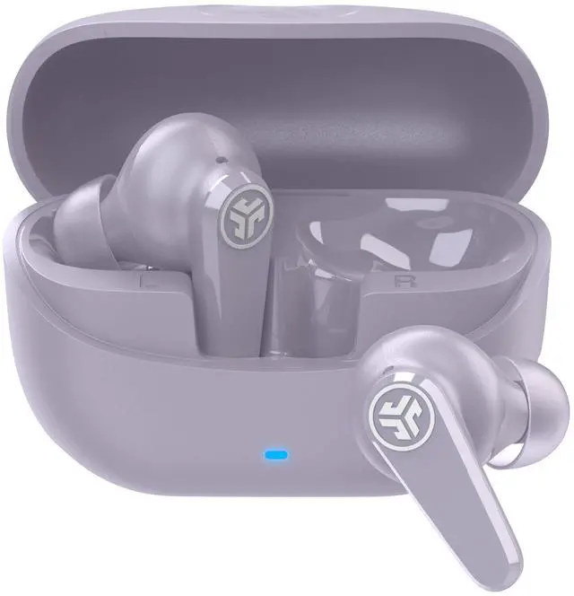 Main image of JLab Go Pods ANC True Wireless Bluetooth Earbuds & Charging Case, Lilac, Hybrid Active Noise canceling + Be Aware for Safe Listening, 26+ Hours Total Playtime, Clear Calls, Custom Sound via App