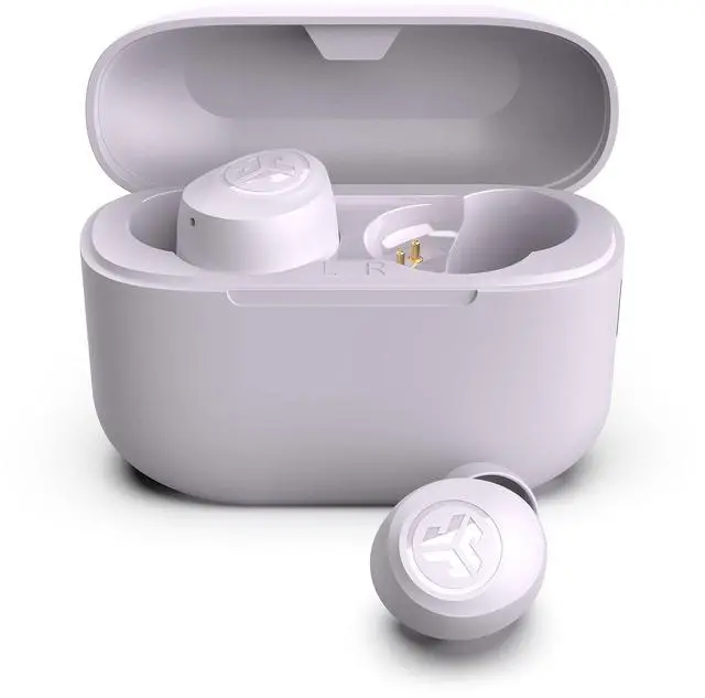 Alt view image 2 of 5 - JLab Go Air Pop True Wireless Earbuds, in Ear Headphones, Bluetooth Earphones, Ear Buds with 32H Playtime, Bluetooth Earbuds with Microphone, USB Charging Case, Dual Connect, EQ3 Sound, Lilac
