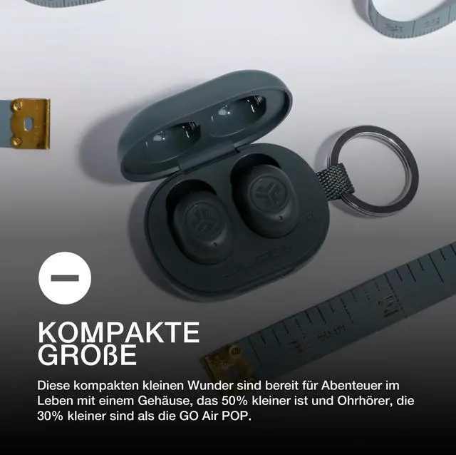 Alt view image 3 of 5 - JLab JBuds MiniTrue Wireless Earbuds