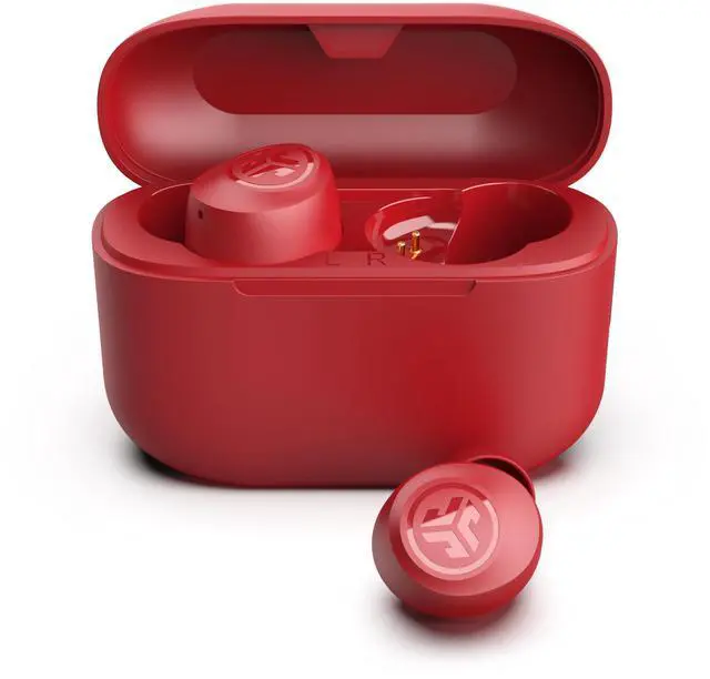 Alt view image 2 of 5 - JLab Go Air Pop+ True Wireless Bluetooth Earbuds in Rose Plus Cloud Foam Mnemonic Earbud Tips