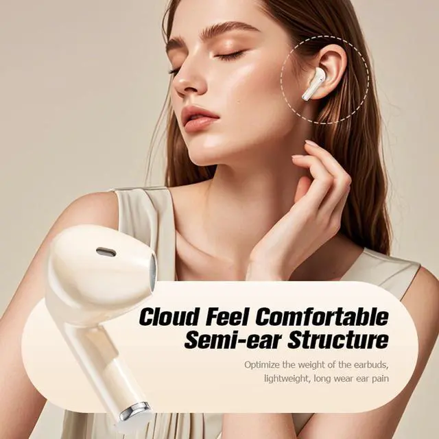 Alt view image 2 of 5 - Cute Kids Earbuds Child Blue Tooth Ear Buds for Kids Girls for School with Case, TWS True Wireless Earbuds Bluetooth Headphones Wireless Earphones for iPhone Android Phones Small Ear Canals Women