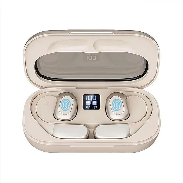 Main image of AI Translator Earbuds, OWS Real-Time 3-in-1 Translation Earbuds 144 Languages & Accents, Translating Earbuds Real Time for Travel Business Learning, Translator Device Headphones (Milky White)