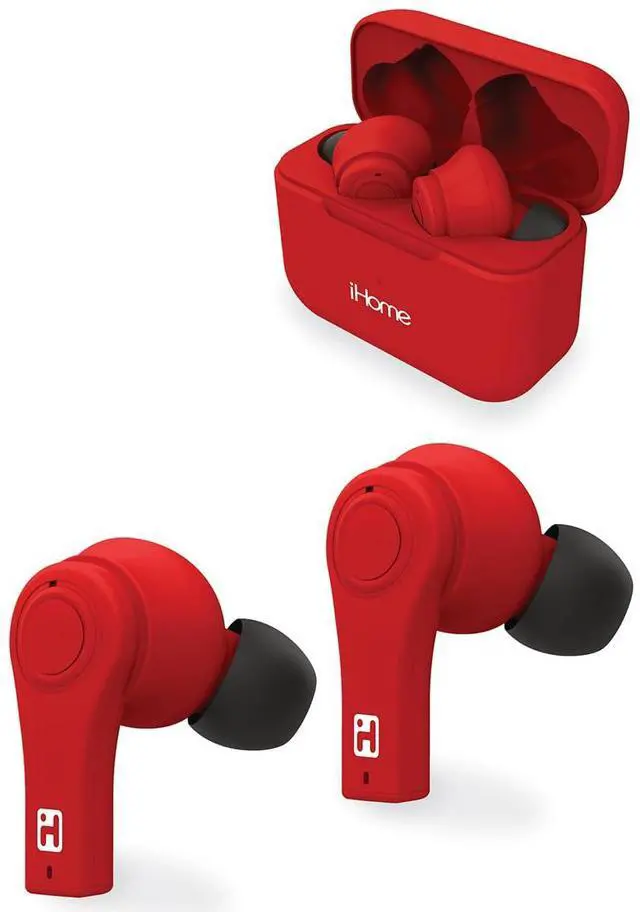 Main image of IHOME HMAUBE214RD IHOME BT True Wireless Earbuds XT10, Black