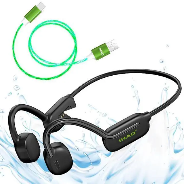 Main image of IHAO Swim Headphone Bone Conduction USB A to C Fast Charging Cable
