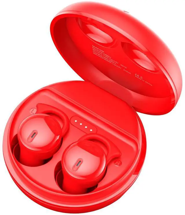 Main image of Hulaed Invisible Sleep Headphones,Sleep Earbuds for Side Sleepers,Sleepbuds Comfortable Noise Blocking, Bluetooth 5.3 Wireless Headphones for Sleeping,Running,Driving,Hiking - Red