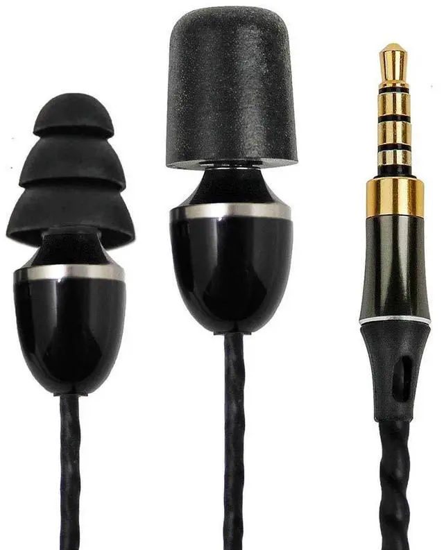 Main image of ISOtunes Wired Earplug Headphones, Recently Improved, 29 NRR, Noise Cancelling Mic, IPX5 Waterproof, Ultra-Durable Braided Wire, OSHA Compliant Noise Isolating Earbuds