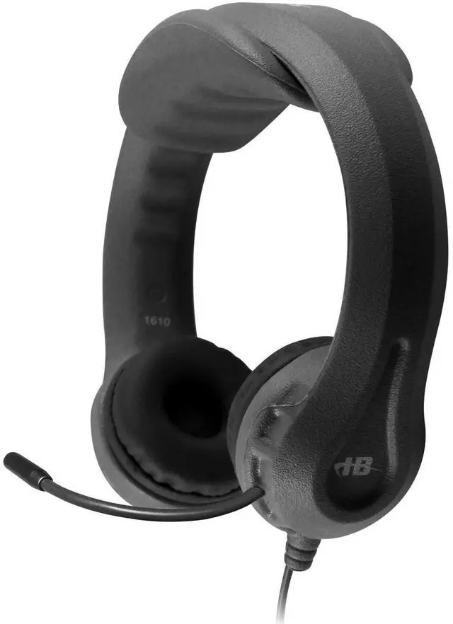 Alt view image 3 of 5 - HamiltonBuhl Kid's Flex-Phones TRRS Headset with Gooseneck Microphone, Black