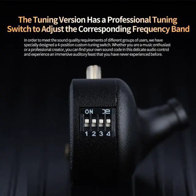 Alt view image 5 of 5 - KZ ZS12 PRO X Wired Earbuds IEM Headphone, in Ear Monitor KZ IEM for Gaming 5BA+1DD Hybrid Driver Earphone with 4-Level Tuning Switch, Full-Metal Cavity, Detachable 2Pin IEM Cable (Black, without Mic)