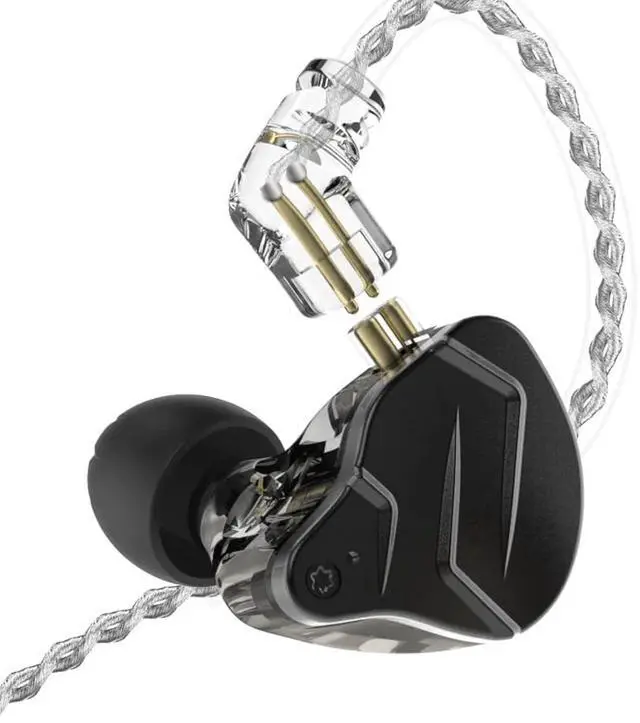Main image of KZ ZSN PRO X Wired Earbuds, in-Ear Monitor Headphones with Dual Driver-Clear Sound and Ergonomic Custom-Fit Earpieces (S/M/L),Gaming Earbuds,3.5mm Jack for Phones Computer Laptops (Black Without Mic)
