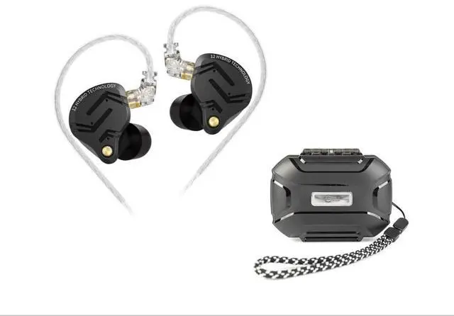 Main image of CCZ ZC01 in Ear Monitor Case and KZ ZS12 PRO X in Ear Monitor Headphones