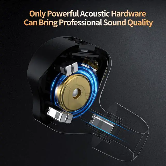 Alt view image 4 of 5 - CCZ ZC01 in Ear Monitor Case and KZ ZS12 PRO X in Ear Monitor Headphones