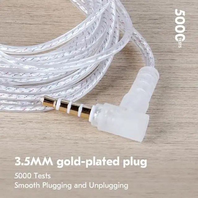 Alt view image 4 of 5 - H HIFIHEAR 2 Meter Length Long IEM Cable and CCZ NC02 in Ear Monitor Headphones