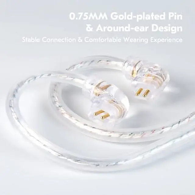 Alt view image 5 of 5 - H HIFIHEAR 2 Meter Length Long IEM Cable and CCZ NC02 in Ear Monitor Headphones