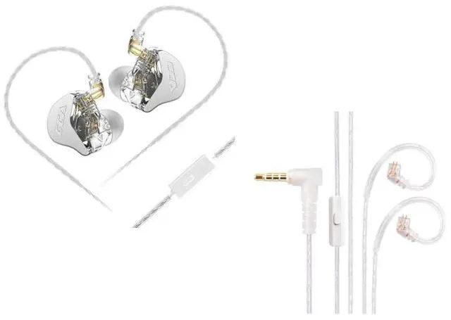 Main image of KBEAR ST10 0.75mm 2Pin IEM Cable and CCA CRA Wired Earbuds