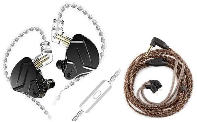 Main image of KZ CCA 2PIN IEM Earphone Cable and KZ ZSN PRO X Wired Gaming Earbuds