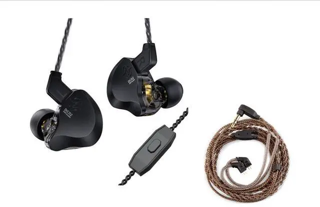 Main image of CCZ DC02 Earbuds Wired IEM with Microphone and KZ CCA 2PIN IEM Earphone Cable