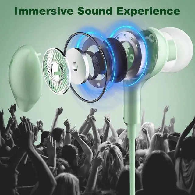 Alt view image 3 of 5 - Gsangoo USB C Headphones for iPhone 16 Pro Max, Wired Earbuds with Mic, Volume Control, Noise Cancelling, Compatible with iPhone 15/iPad Pro/Samsung Galaxy S25/S24/S23 Ultra