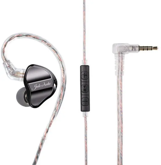 Main image of FiiO/JadeAudio JD1 High Performance Dynamic Driver HiFi Bass Stereo in Ear Monitor Headphones Sport Gaming Earbuds with Mic (Black)