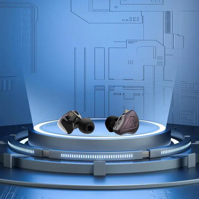 Alt view image 5 of 5 - FAAEAL Composite Diaphragm in-Ear Monitor, HiFi Wired Earbuds, QDC-2PIN Detachable Silver Plated IEM Cable Compatible for KZ ZSN ZS10 PRO TRN MT1 Headphones Type-C Connector w/mic 4.2ft