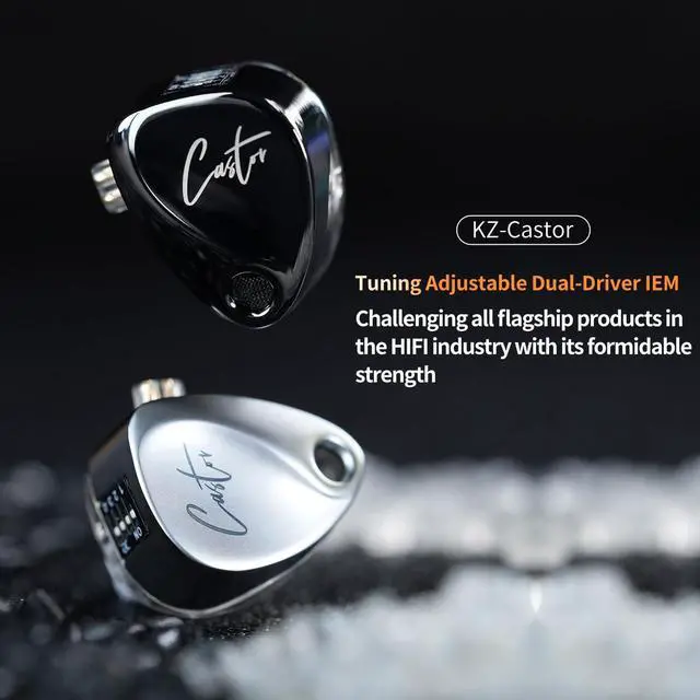 Alt view image 4 of 5 - kz Castor in Ear Monitor +kbear kw1 lightn-ning in Ear Monitor