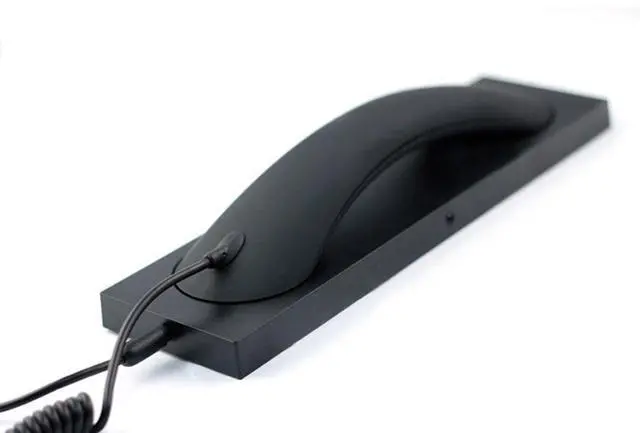 Main image of Fashion Retro Phone handset Headset 3.5mm Microphone Prevention Radiation Compatible with iPhone Samsung