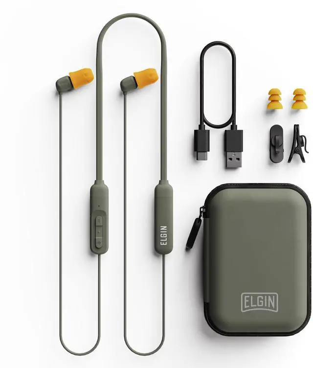 Main image of Elgin Discord Gen 3 Bluetooth Earplug Earbuds, OSHA Compliant Noise-Isolating Safety Wireless Headphones, All-Weather Earphones for Industrial Work, and High-Noise Environments
