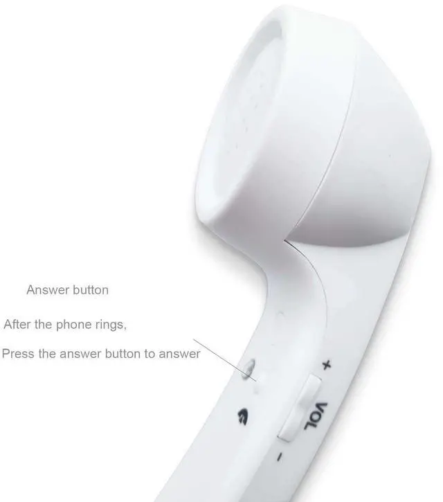 Alt view image 4 of 5 - ENJOY-UNIQUE Retro Phone Handset - Wireless Bluetooth Retro Telephone Mic Speaker Phone Call Receiver