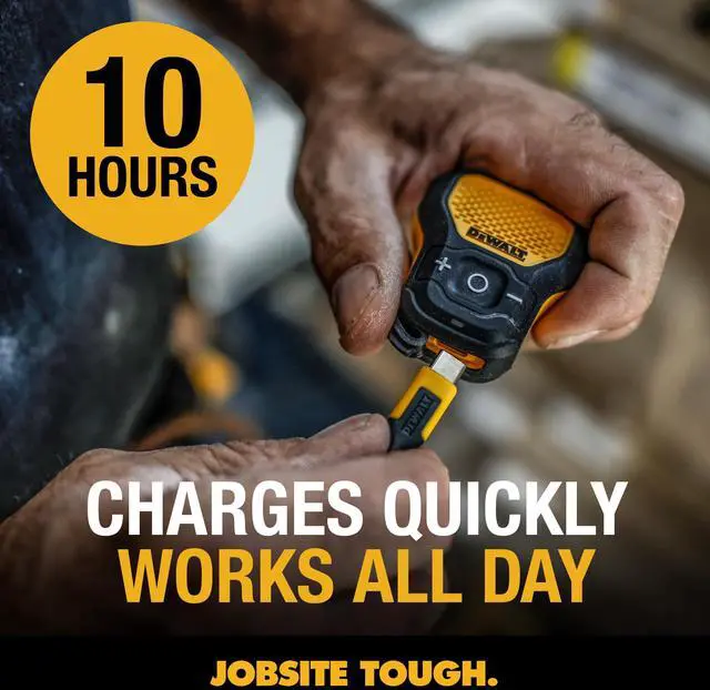 Alt view image 3 of 5 - DEWALT Jobsite Audio Bundle  ANC True Wireless Earbuds & Wearable Bluetooth Speaker, Noise Reduction