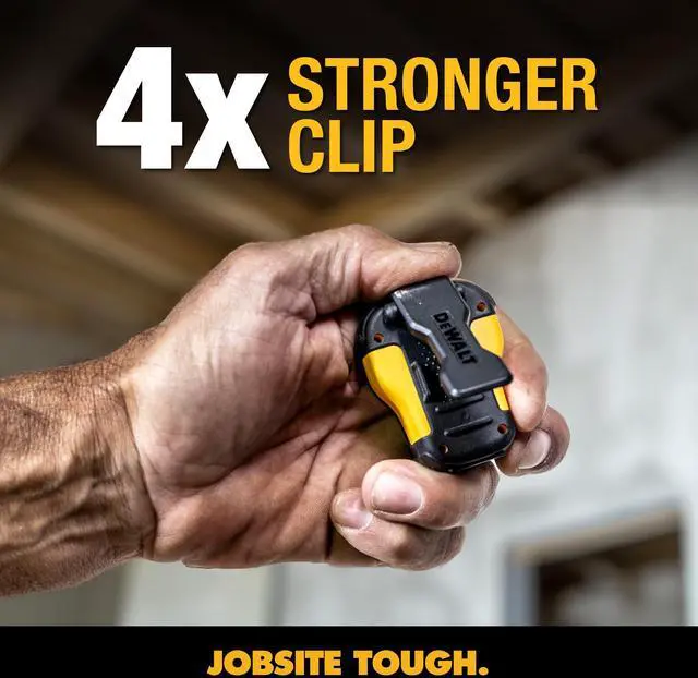 Alt view image 2 of 5 - DEWALT Jobsite Audio Bundle  Wireless Neckband Headphones & Clip-On Bluetooth Speaker, 30H Battery, Noise Isolation, Hands-Free Calls