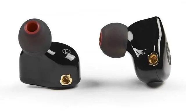 Alt view image 2 of 5 - DCMEKA Dynamic Banlance in-Ear Earphone 2DD HiFi Headset in Ear Monitors Headphones Wired Earbuds IEM Earphones Gaming EarbudsBlack Type-C Without mic