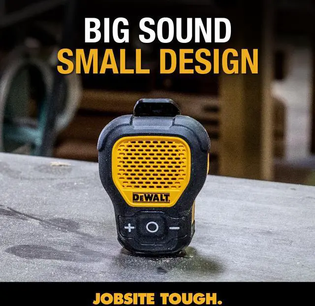 Alt view image 5 of 5 - DEWALT Jobsite Audio Bundle  ANC True Wireless Earbuds & Wearable Bluetooth Speaker, Noise Reduction