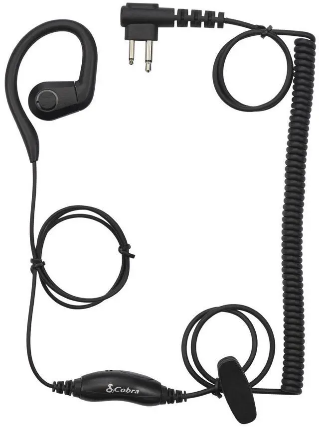 Main image of Cobra C-Style Earpiece with Secure Around-The-Ear Fit for Performa 400/450 Business Two-Way Radios
