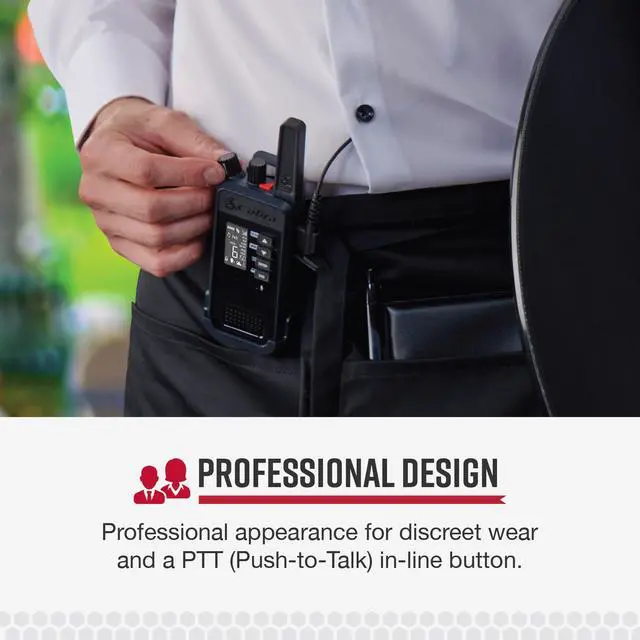 Alt view image 4 of 5 - Cobra C-Style Earpiece with Secure Around-The-Ear Fit for Performa 400/450 Business Two-Way Radios