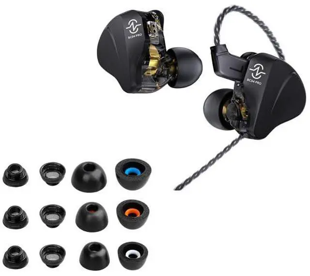 Main image of ccz BC04 PRO Wired Earbuds & Memory Foam Earbud Tips