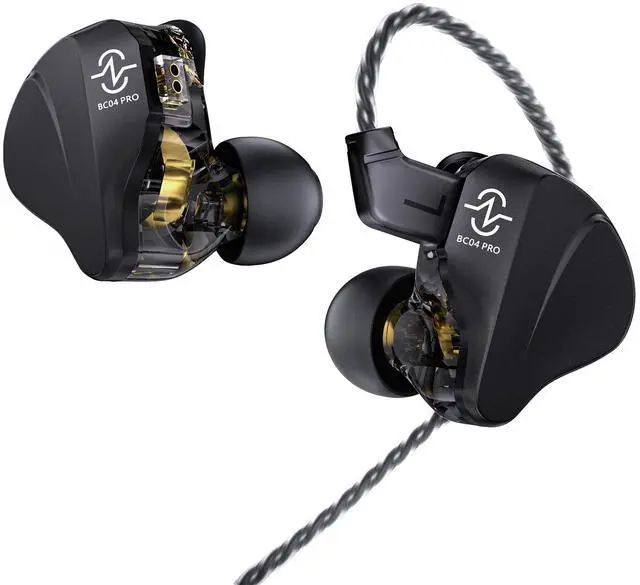 Alt view image 2 of 5 - ccz BC04 PRO Wired Earbuds & Memory Foam Earbud Tips