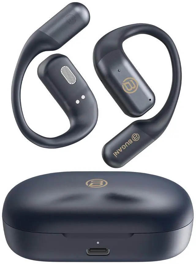 Main image of AI Language Translation Earbuds Real Time, 3-in-1 AI Translator Earbuds,5.4 Bluetooth Headphones,40 Languages Translation with Al Semantic Tech (Blue)