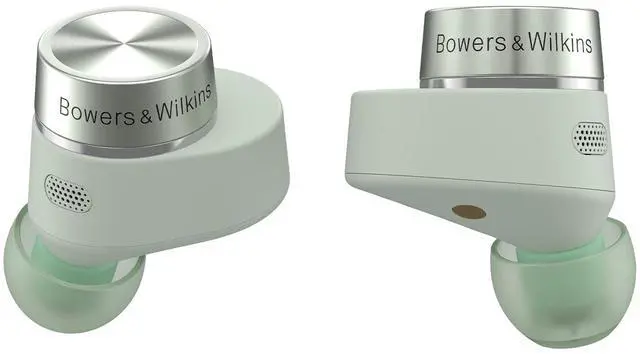 Main image of Bowers & Wilkins Pi5 S2 True Wireless Earbuds - Active Noise Cancellation, Qualcomm aptX Technology, Bluetooth, Crystal-Clear Calls, Wireless & 15-Minute Quick Charging, Sage Green