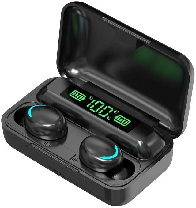 Main image of Bluetooth 5.0 Wireless Earbuds in-Ear Headphones with Microphone, 40 Hours of Playback Time, High Fidelity Sound, Heavy Bass, IPX7 Waterproof,Charging Case, Suitable for Sports/Fitness/Office/Home