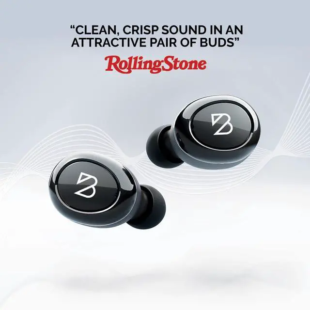 Alt view image 2 of 5 - Back Bay Audio Duet 50 Pro  Sweatproof Wireless Bluetooth Earbuds, 130 Hour Long Battery Life for iPhone, Android, Mini Charging Case, TWS Headphones with Microphone, Gift for Runners