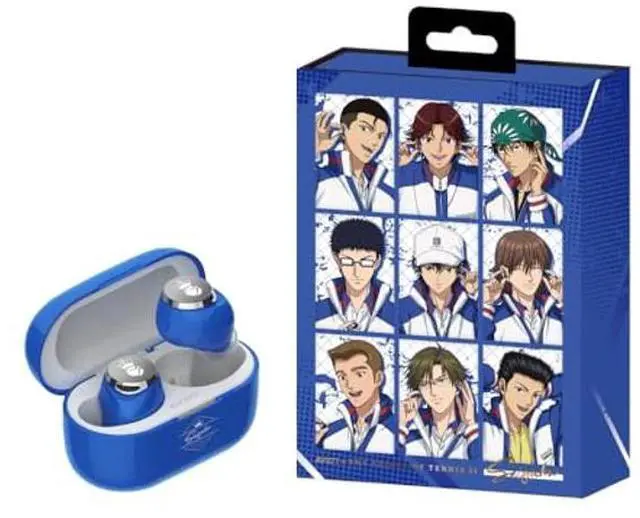 Main image of AVIOT TE-V1R-TP The Prince of Tennis II Collaboration Wireless Earbuds, Special Package, Design, English & Japanese Special Voice, Adaptive Noise Cancelling, Wireless Charging Case, Bluetooth 5.3