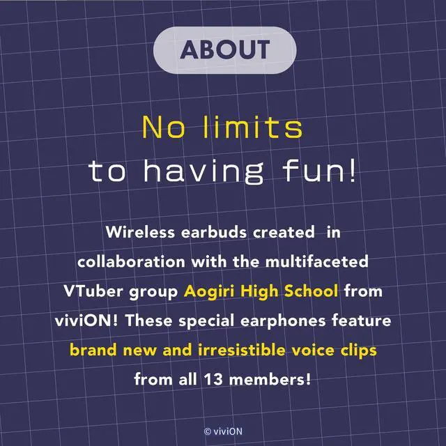 Alt view image 3 of 5 - AVIOT TE-V1R-AGK Aogiri High School Collaboration Wireless Earbuds, Special Package, Design, English & Japanese Special Voice, Adaptive Noise Cancelling, Wireless Charging Case, Bluetooth 5.3
