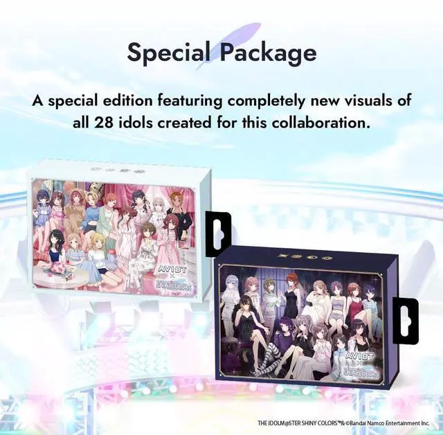 Alt view image 5 of 5 - AVIOT The Idolm@Ster Shiny Colors TE-D01v-IST, Officially Licensed (Exclusive Edition) Special Package, Design, Japanese Special Voice, Noise Canceling Earbuds (Twilight Model)