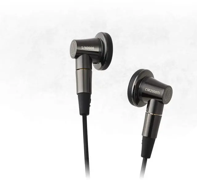 Alt view image 3 of 5 - Audio-Technica ATH-CM2000Ti in-Ear Headphones, Adjustable