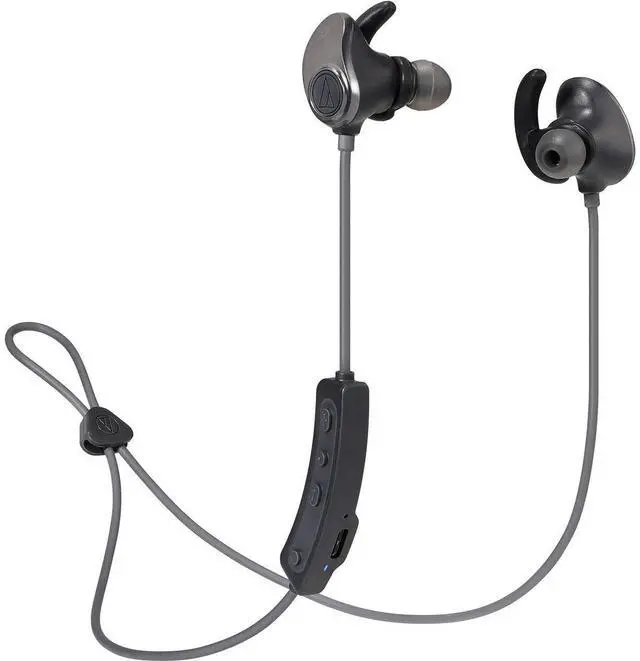 Main image of Audio-Technica ATH-SPORT90BTBK SonicSport Wireless in-Ear Headphones, Black
