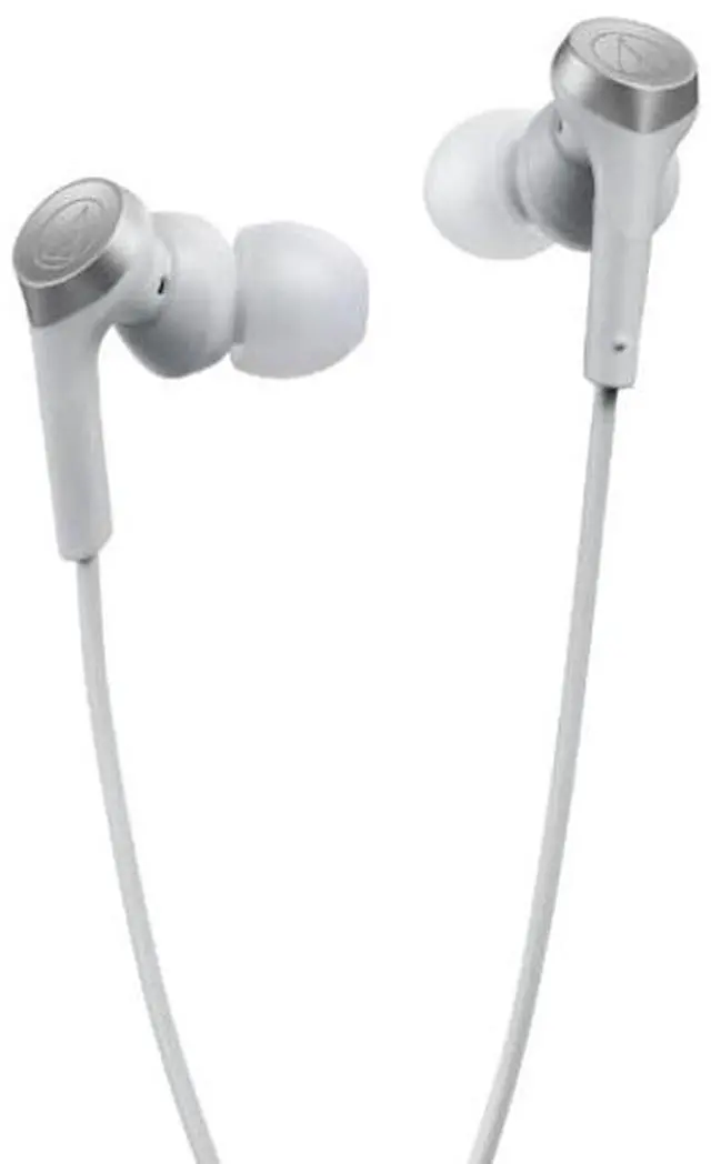 Main image of Audio-Technica ATH-CKS330C WH Earphones, Wired 4.9 ft (1.2 m), with Microphone, USB, Type-C Deep Bass, in-Ear Type, PC, Windows, Mac, Android, White