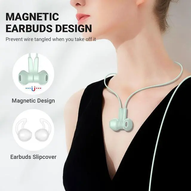 Alt view image 5 of 5 - USB C Headphones for iPhone 16 15 Pro Max Plus, Type C Earphone with Mic HiFi Stereo Volume Control Magnetic in Ear USBC Wired Earbud for Samsung Galaxy S25 S24 Ultra S23 Fe S22+ Flip Pixel 9 8, Green