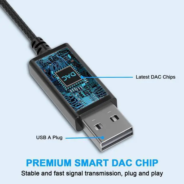 Alt view image 5 of 5 - ASKUBSKU USB Headset with Microphone for PC 8.2Ft Cord, USB A Headphones for School Computer, Wired Earbud Over Ear with Hook Mute Stereo Noise Canceling Cord Earphone for Laptop for Surface Switch